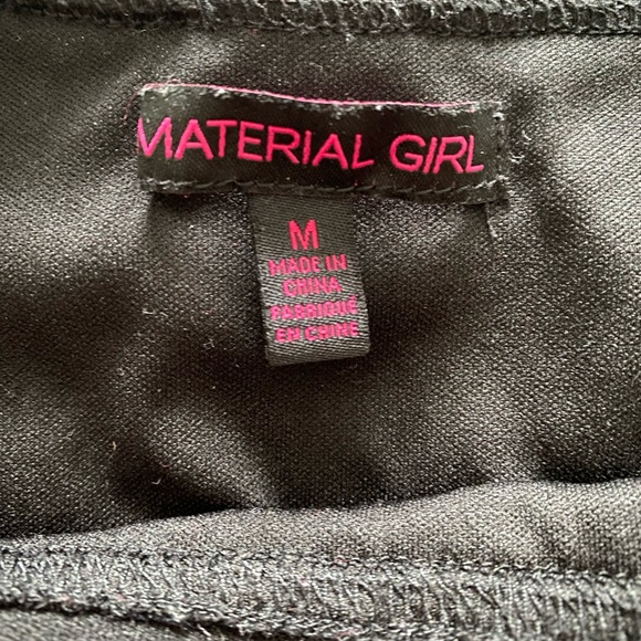 Material Girl Black Floral Lace Skater Skirt - Picture 2 of 5